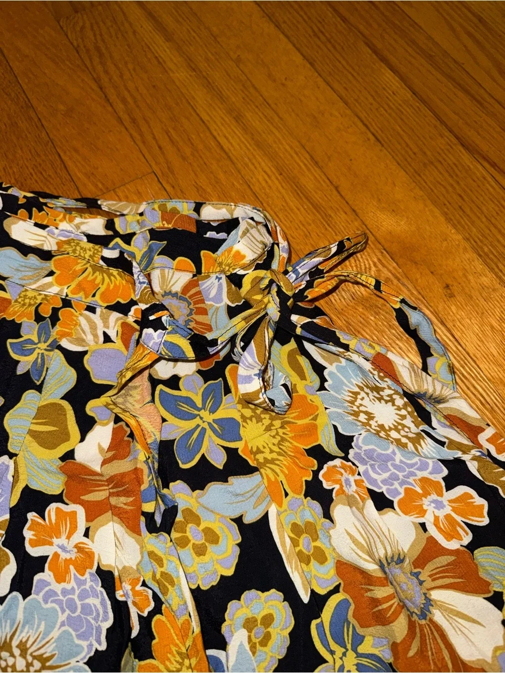 L*Space Floral Mini Wrap Skirt